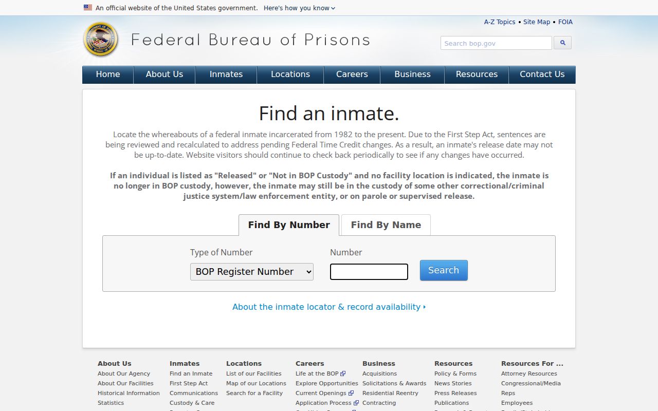 Mason County arrest search federal inmate locator
