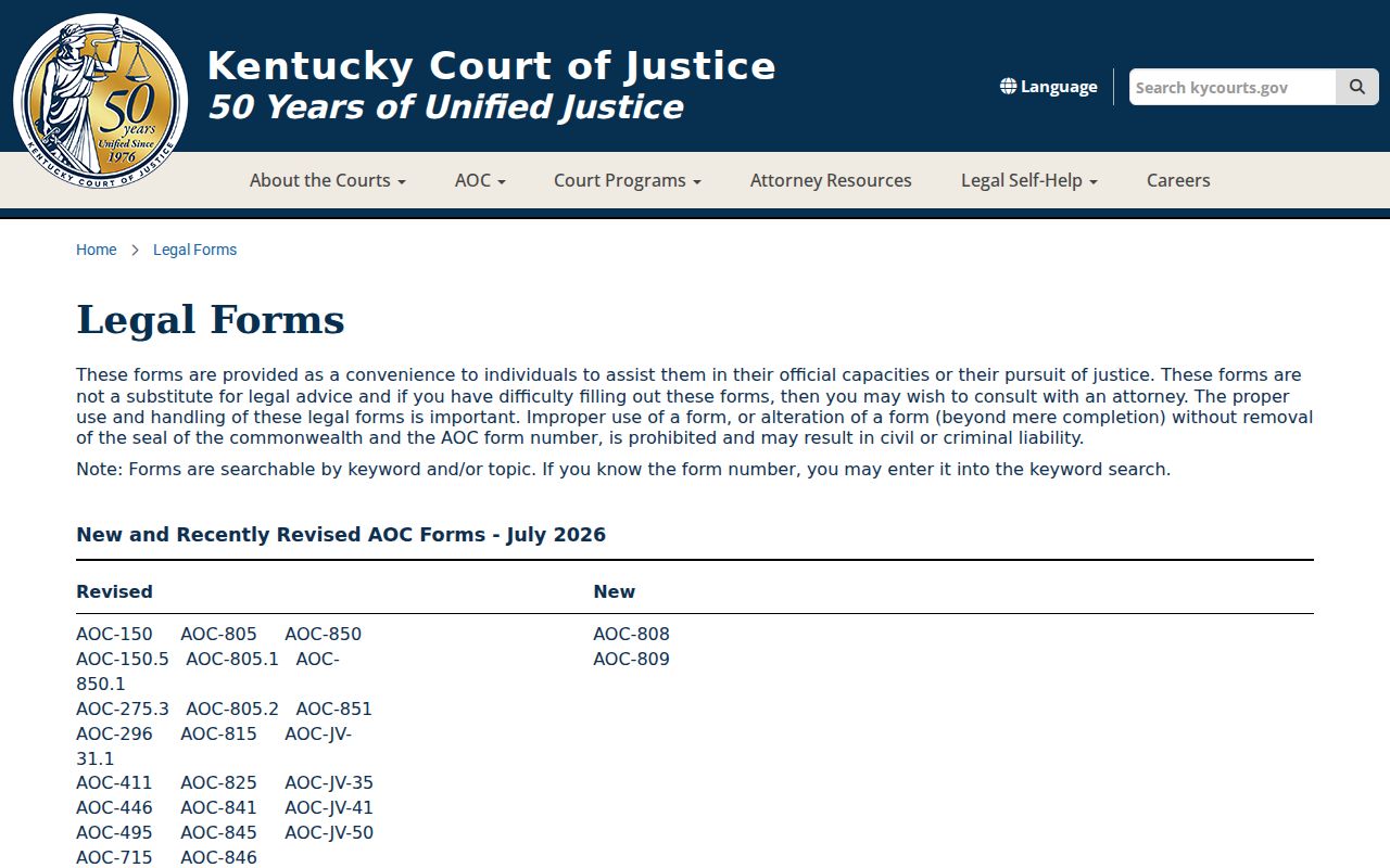 Mason County criminal court case Kentucky legal forms page